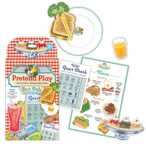 eeBoo Pretend Play - Best Pal's Diner Set