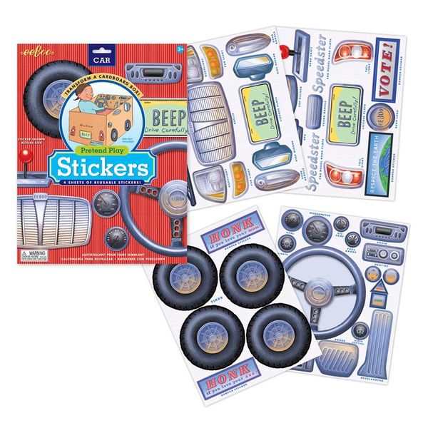 eeBoo Pretend Play - Creative Car Stickers