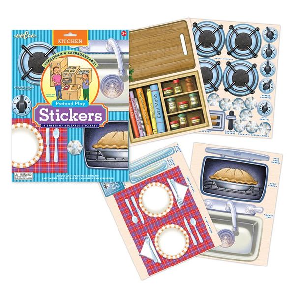 eeBoo Pretend Play - Creative Kitchen Stickers