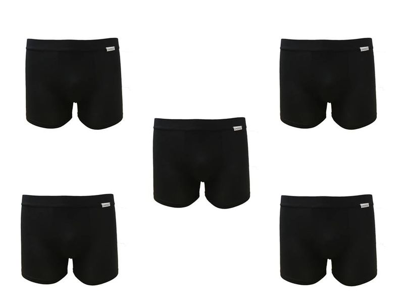 Undeez White Label Body Fit Boxer - Black (Pack of 5)