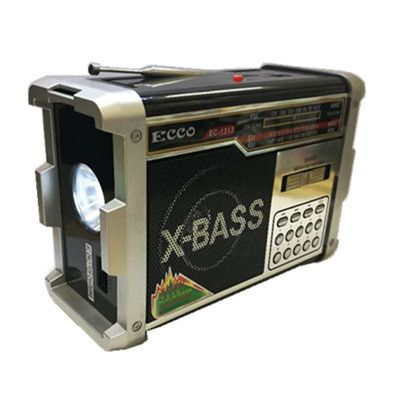 3 Band Radio with Mp3 Player - Silver