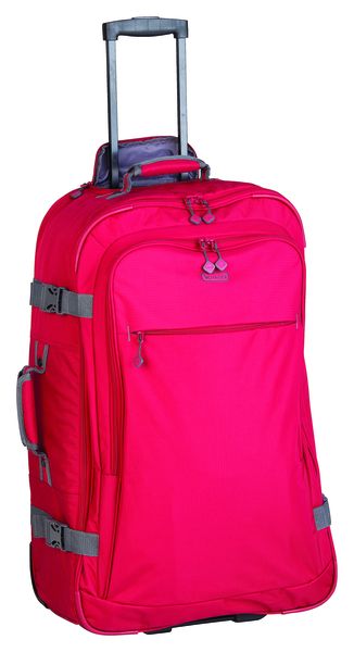 Voyager Fusion 600mm 4 Wheel Trolley Case - Red