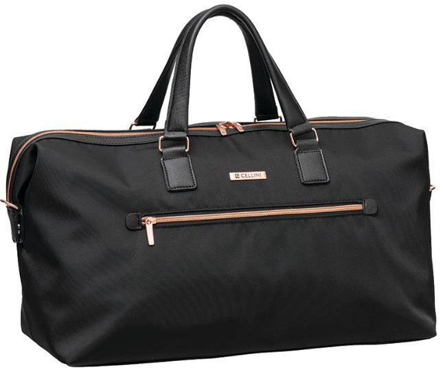 Cellini Allure Ladies Weekender Duffle - Silk Black