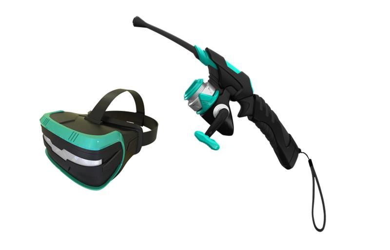 VRW Fishing Set - Helmet Fishing Rod