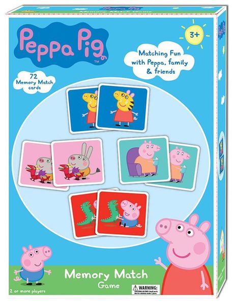 Peppa Pig Animated Memory Match Game