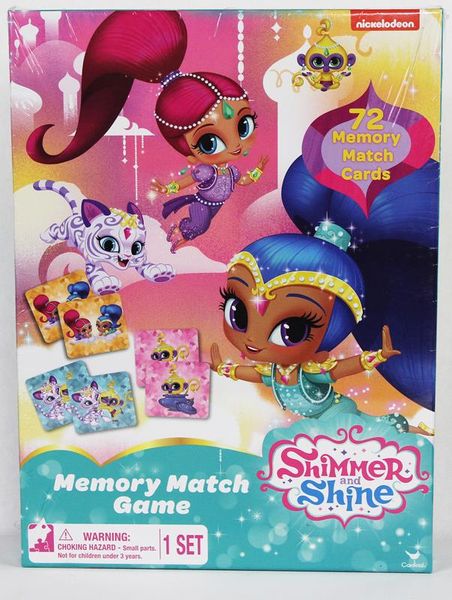 Shimmer &amp; Shine Animated Memory Match Game