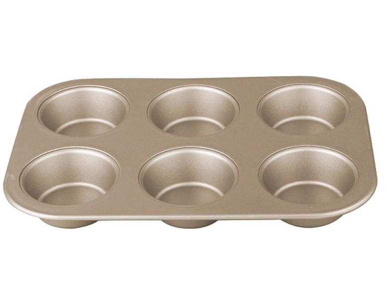 Stick Coating Muffin Pan - Bronze (6 Cup image