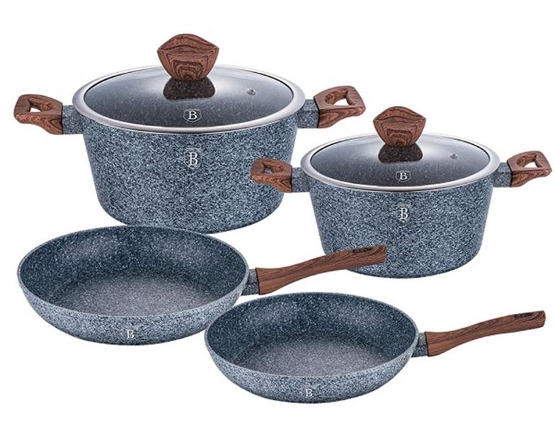 Berlinger Haus 12 Piece Marble Coating Cookware Set - Forest Line