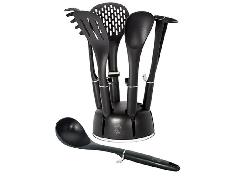 Berlinger Haus Non-Stick Kitchen Utensil Set - Royal Black (7 Piece)