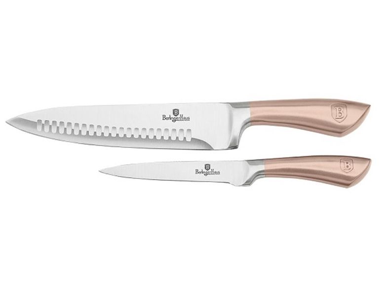 Berlinger Haus Stainless Steel Knife Set - Rose Gold Metallic (2 Piece)
