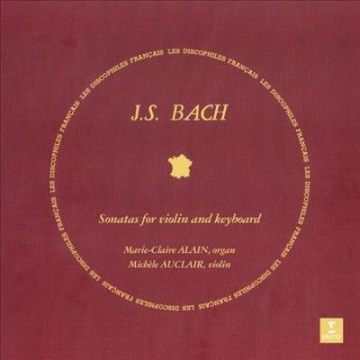 Marie - Claire Alain - Bach: Sonatas For Keyboard &amp; Violin (Vinyl)