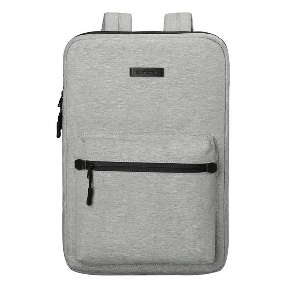 Iconix Unisex Slim Laptop Backpack - Light Grey