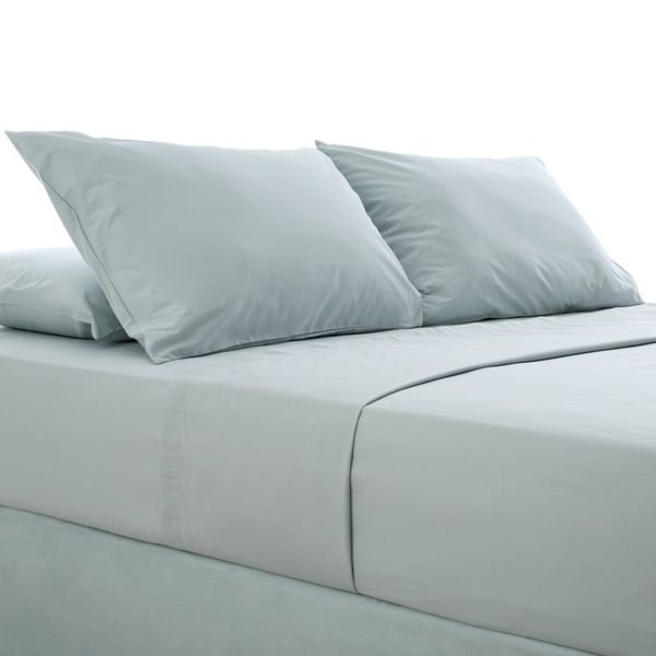 Miss Lyn 200 Thread Count Flat Sheet - Duck Egg Blue