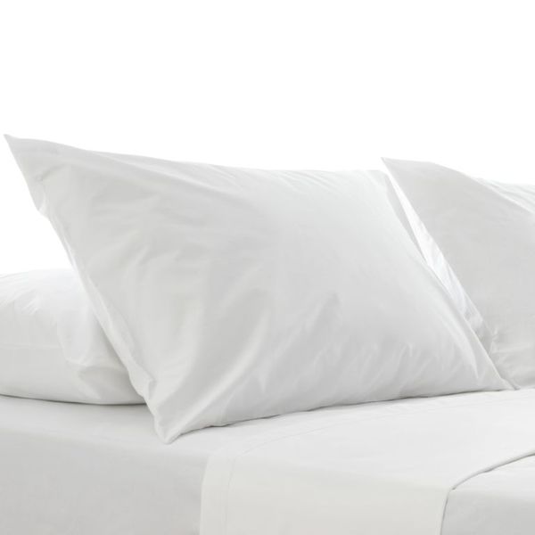 Miss Lyn 400 Thread Count Plain Pillowslips - White