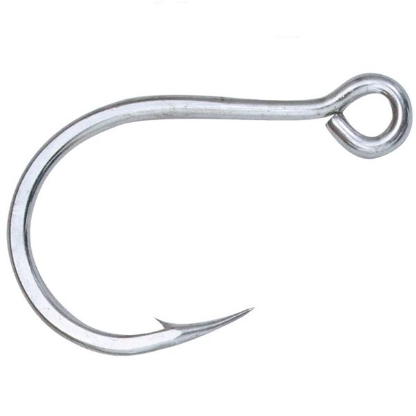 Mustad 10121PP7/0 Inline Jigging Fishing Hook - Silver