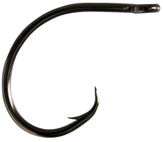 Mustad 39948PP12/0 Tuna Circle Fishing Hook - Black
