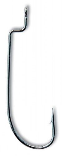 Mustad 39121PP4/0 Offset Worm Fishing Hook - Black