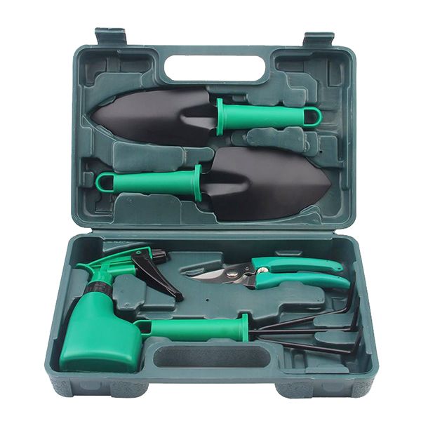 Durable Garden Tool Set with Storage Case - 5 Piece