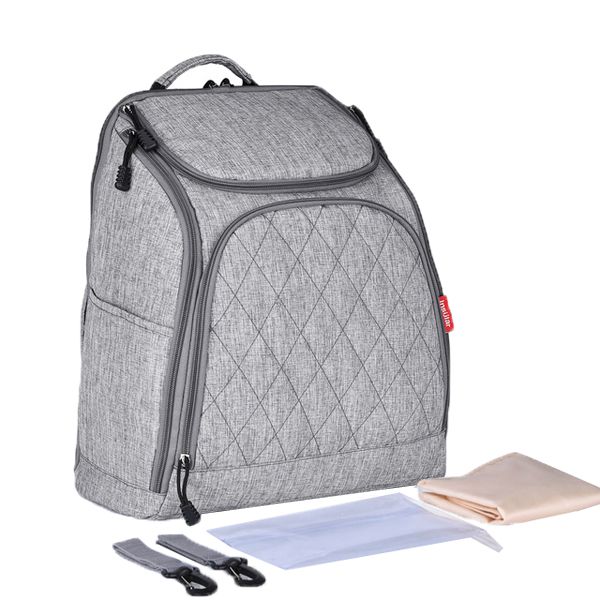 Multifunctional Diaper Backpack Grey Shop Today. Get it Tomorrow