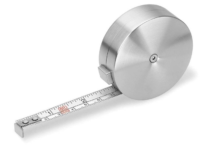 Blomus Stainless Steel Matt Gents Tape Measure - 3m