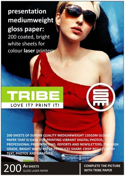 TRIBE Presentation A4 Gloss 135gsm Paper (200 Sheets)