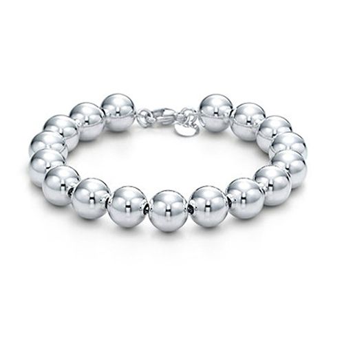 Silver Designer Hollow Ball bracelet - 10mm