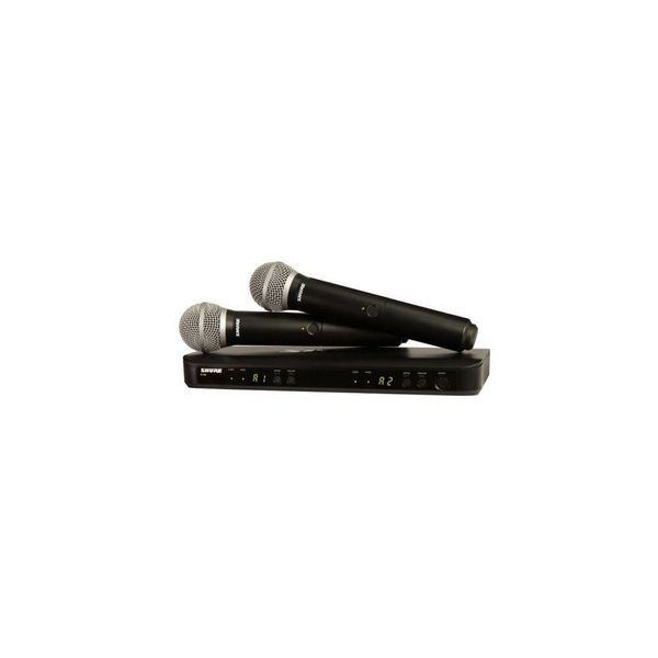 Shure BLX288E/PG58 Dual Transmitter Handheld Wireless Microphone System