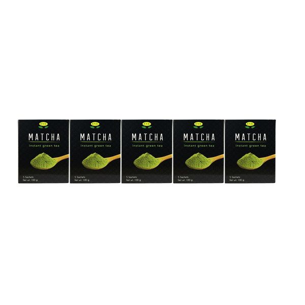 Eve's Matcha Instant Green Tea 5 x 100 g boxes