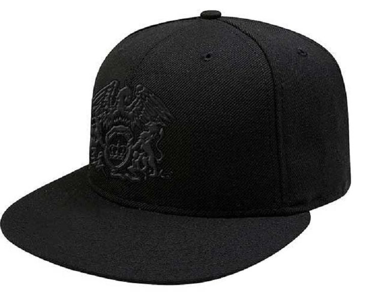 Queen: Crest Snapback Cap - Black (Parallel Import)