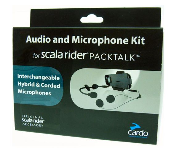 Cardo Systems Scala Rider Packtalk Audio &amp; Mic Kit
