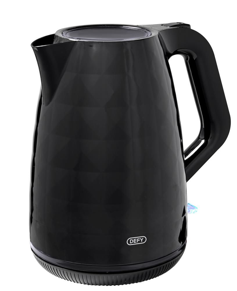 Defy 1.7 Litre Pattern Kettle Black Diamond Shop Today. Get it