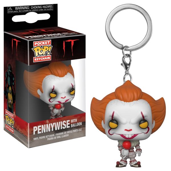 Funko Pop Pocket Keychain It 2017 - Pennywise With Balloon
