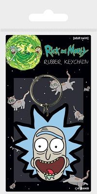 Rick and Morty: Rick Crazy Smile - Keyring Rubber (Parallel Import)