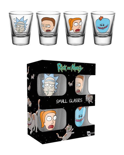 Rick and Morty: Faces - Shot Glasses (Parallel Import)