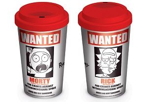 Rick and Morty: Wanted - Travel Mug (Parallel Import)