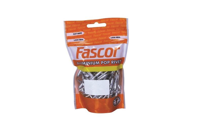 Fascor - 3.2 x 15mm Aluminium Pop Rivet