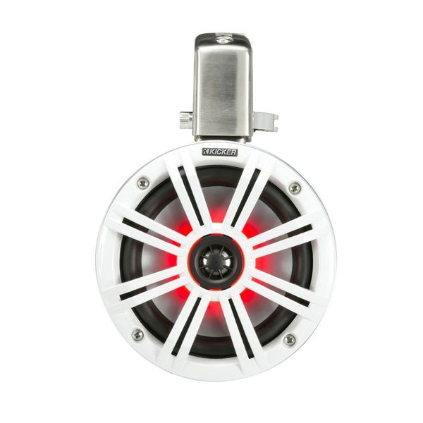 Kicker - 200mm Loaded Marine Cans with 45KM84L Speakers - White