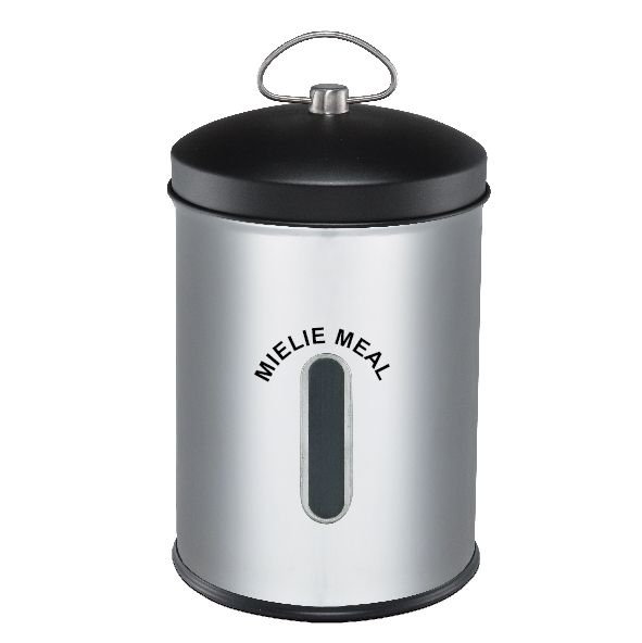 Continental Homeware Stainless Steel 5ltr Storage Cannister -Mielie Meal