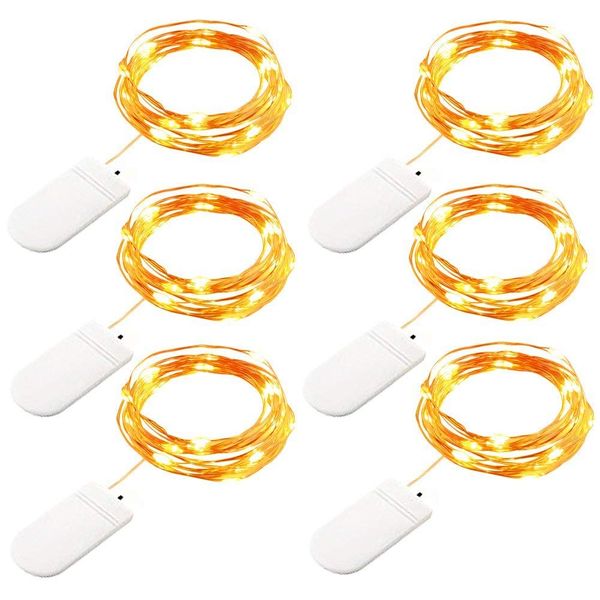 Lumina Set of 6 Battery Powered Fairy Lights - Warm White
