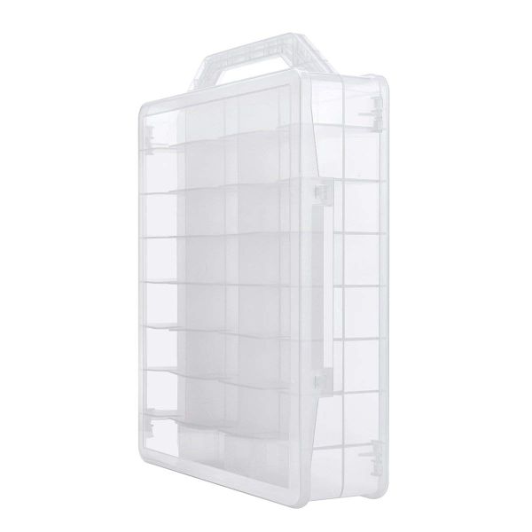 ABC Makeup Clear Nail Polish Organizer Holder for 48 Bottles