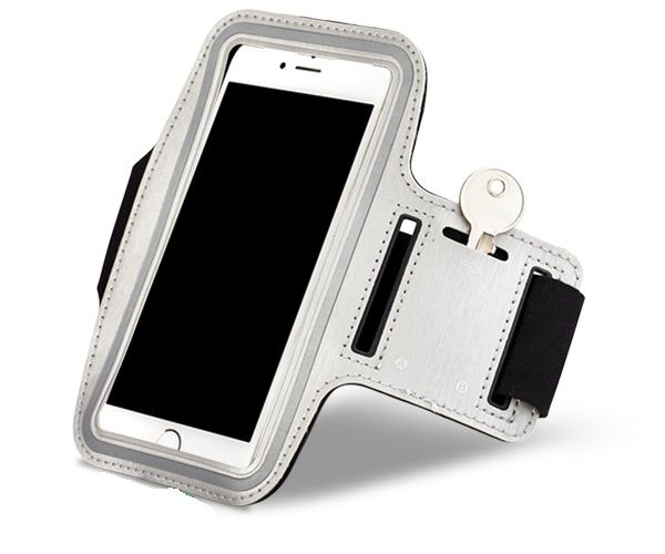 GS Kickstarter Running Armband Phone Holder - White