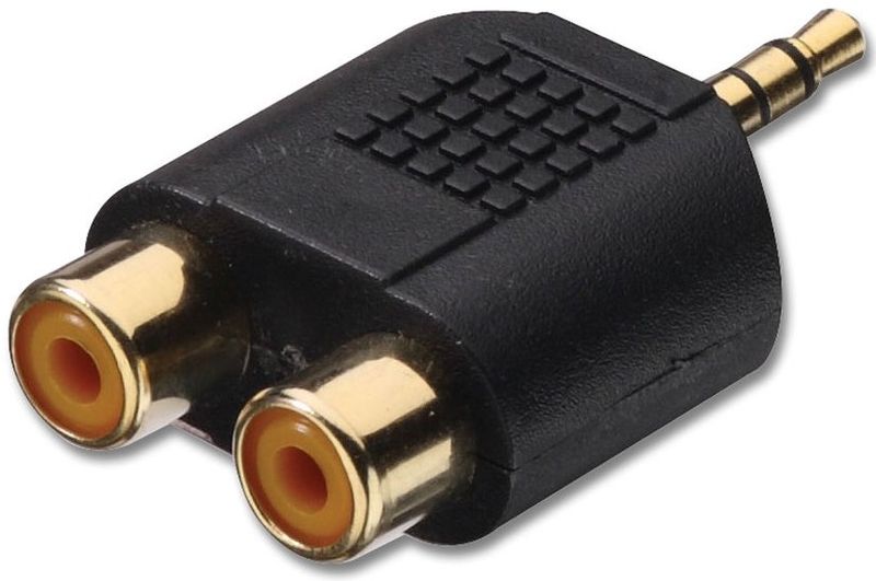 Baobab 2 RCA Female To 3.5MM Stereo Jack Male Adapter
