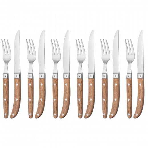 WMF Ranch Steak Knife and Fork Set of 12