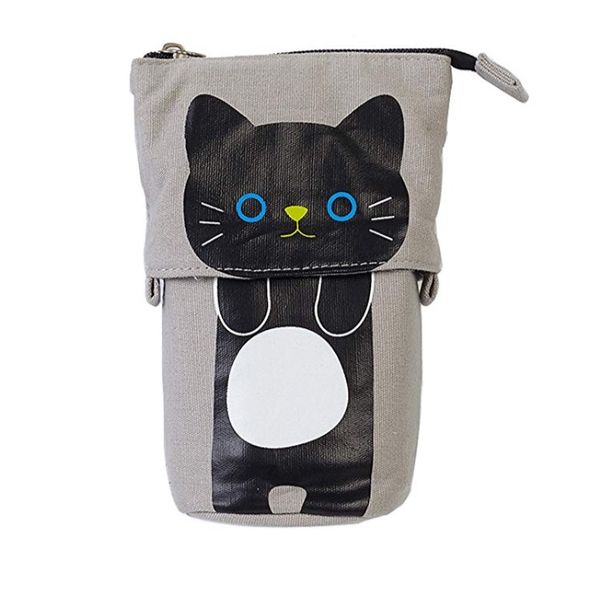 Kitty Pencil Case - Black