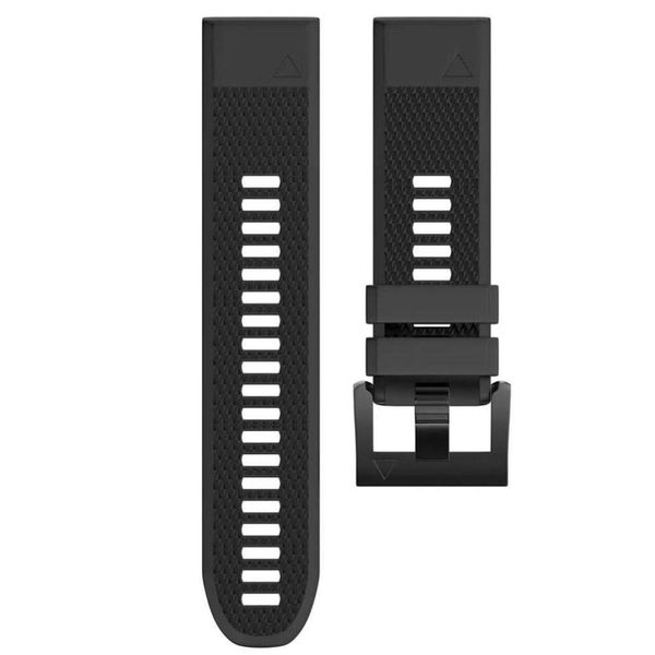 Silicone Band for Garmin Fenix 5 Plus - Black (22mm)