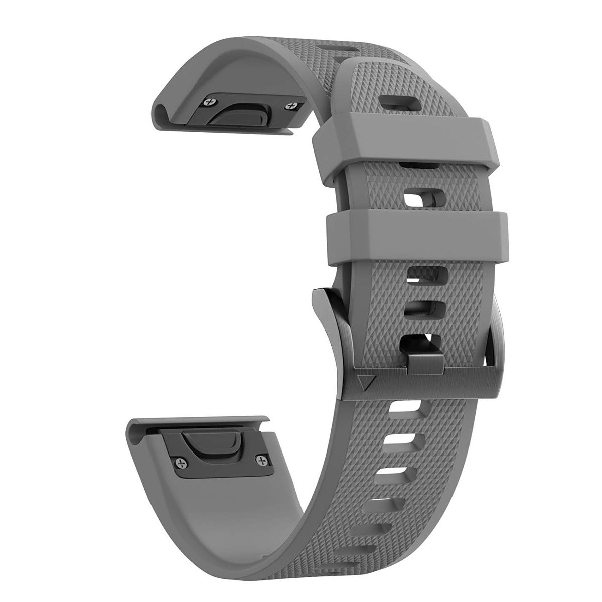 Silicone Band for Garmin Fenix 5 Plus - Grey (22mm) | Shop Today. Get ...