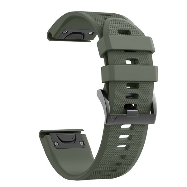 Silicone Band for Garmin Fenix 5 Plus - Khaki (22mm)
