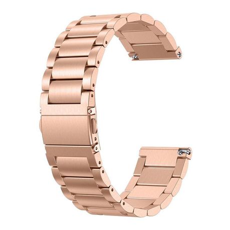 fitbit versa rose gold stainless steel band