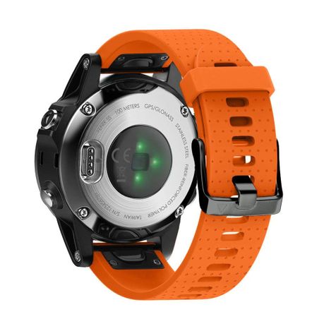 Silicone Band for Garmin Fenix 5S Orange 20mm Shop Today