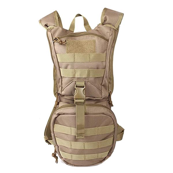 Outdoor Tactical Water Bag Backpack - Khaki